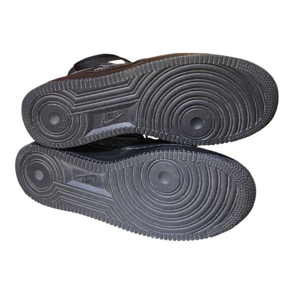 Nike Black Reptile Air Force 1 High premium exotic men’s Sz10 custom-made 2014 - Picture 8 of 11